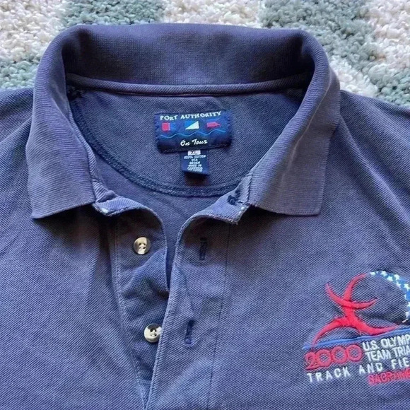 US Olympics Team Trials Track and Field Sacramento 2000 - Men’s Polo Size XL - Picture 4 of 5